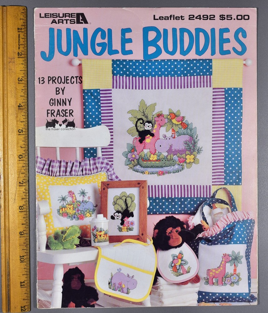 Leisure Arts Leaflet 2492 Jungle Buddies 13 Projects