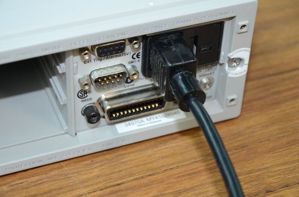 Agilent 34970A Data Acquisition Switch Unit MainFrame Non Working No Errors