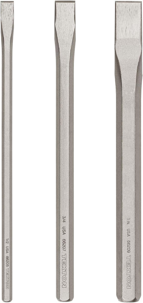 Long Cold Chisel Set, 3-Piece (1/2, 3/4, 1 In.) | 66506