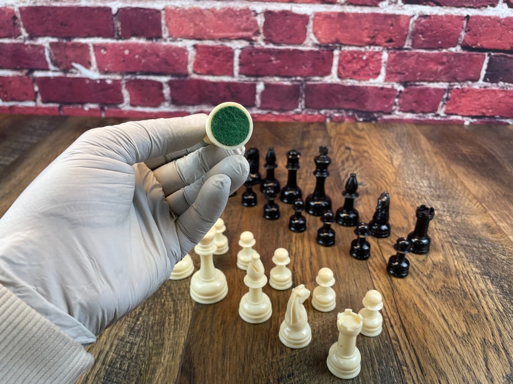 Vintage E.S. LOWE CHESS SET ONLY - Complete Set Without Board Case or Any Papers