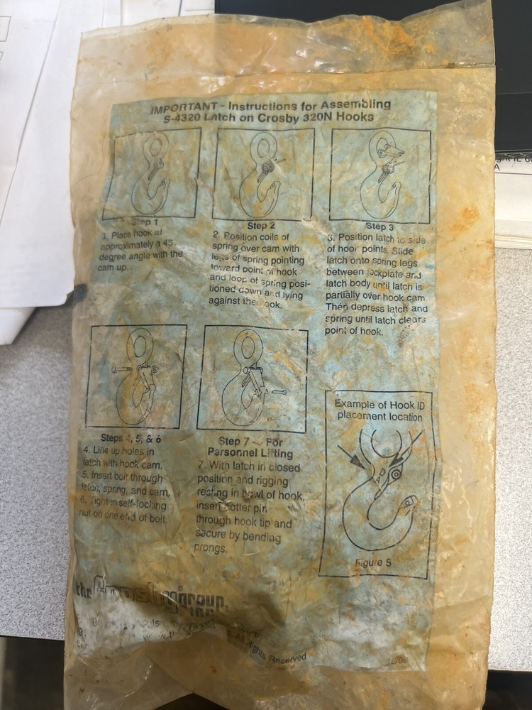 Crosby S-4320 Hook Latch Kit