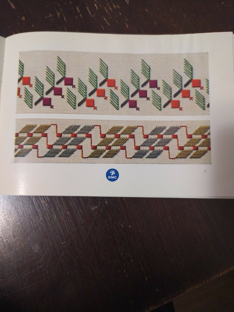 Embroidery Pattern Booklet 7th Series Library D.M.C