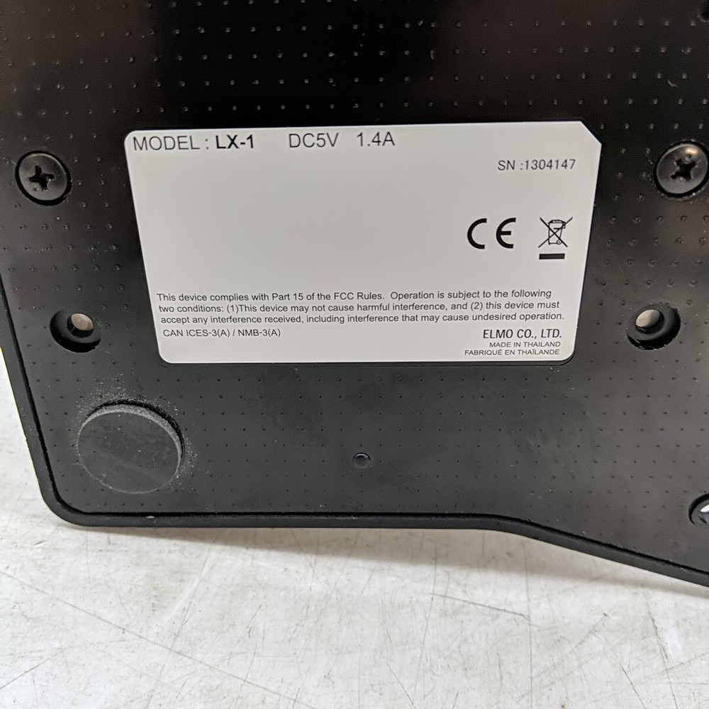 ELMO Visual Presenter LX-1 - For Parts