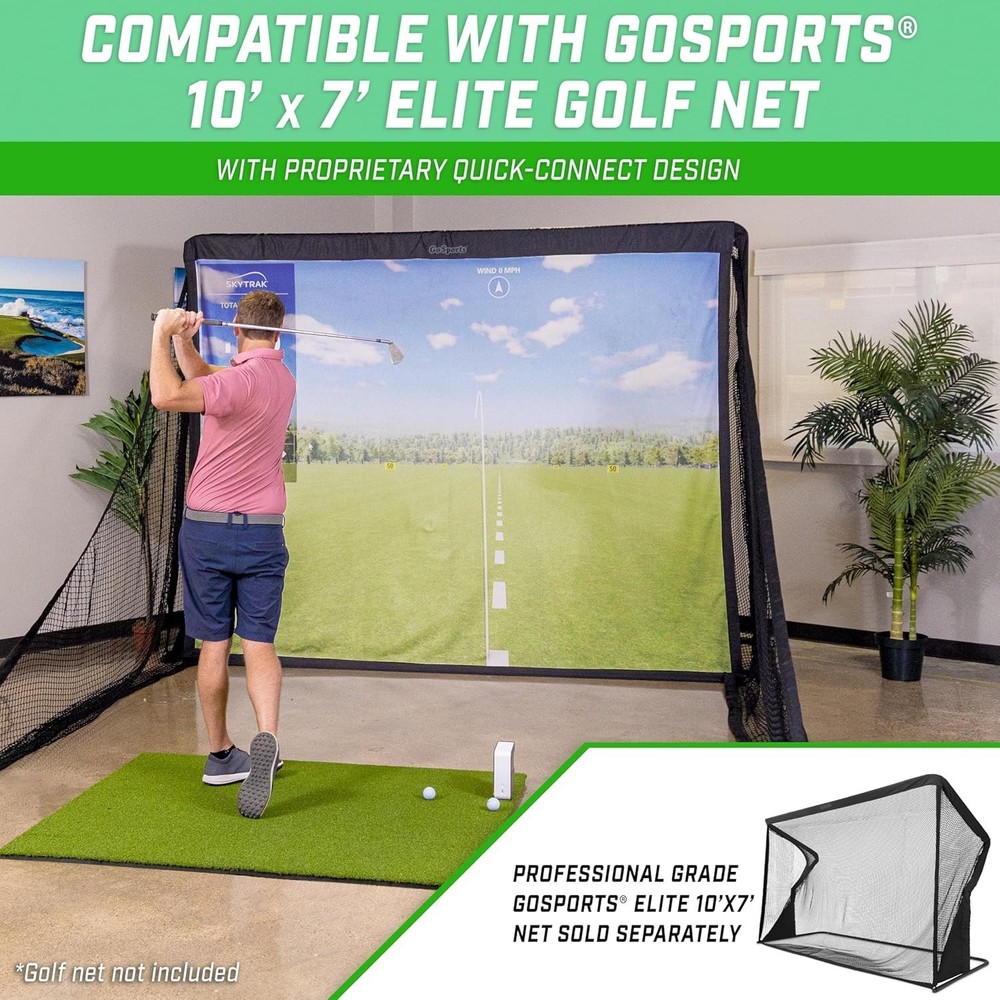 Versatile Golf Simulator Impact Screen - HD Performance for Home Entertainment