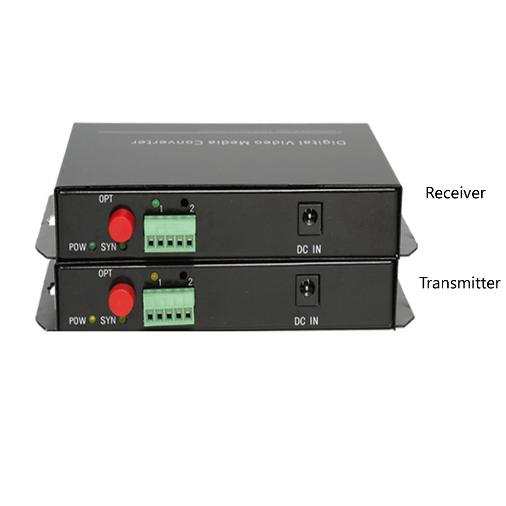 8CH Video Data Fiber Optical Converter Transmitter Receiver Servelliance system