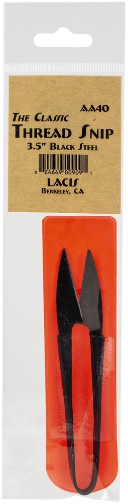 Lacis Steel Thread Snips 3.5"-Black