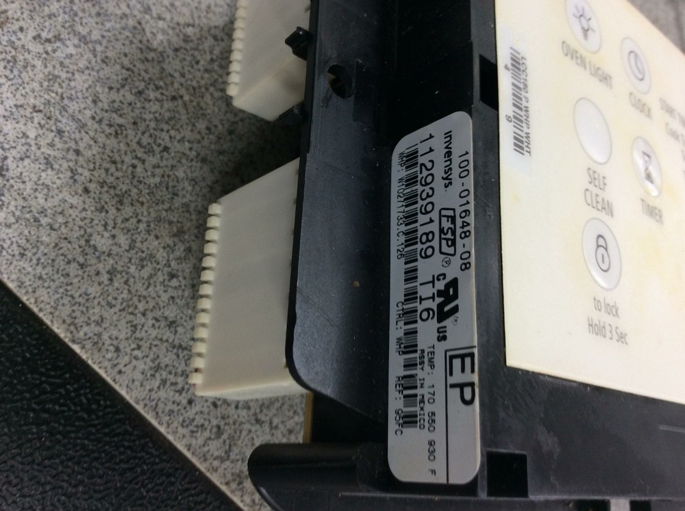 ESTATE RANGE OVEN CONTROL BOARD WHITE PART# W10271733