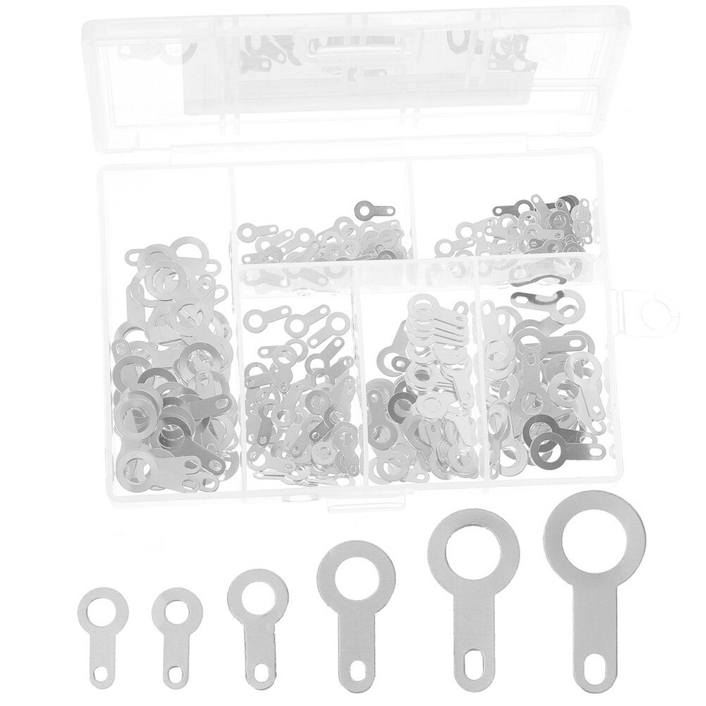 300pcs Single-head Soldering Terminal Copper Plating Plain Washer