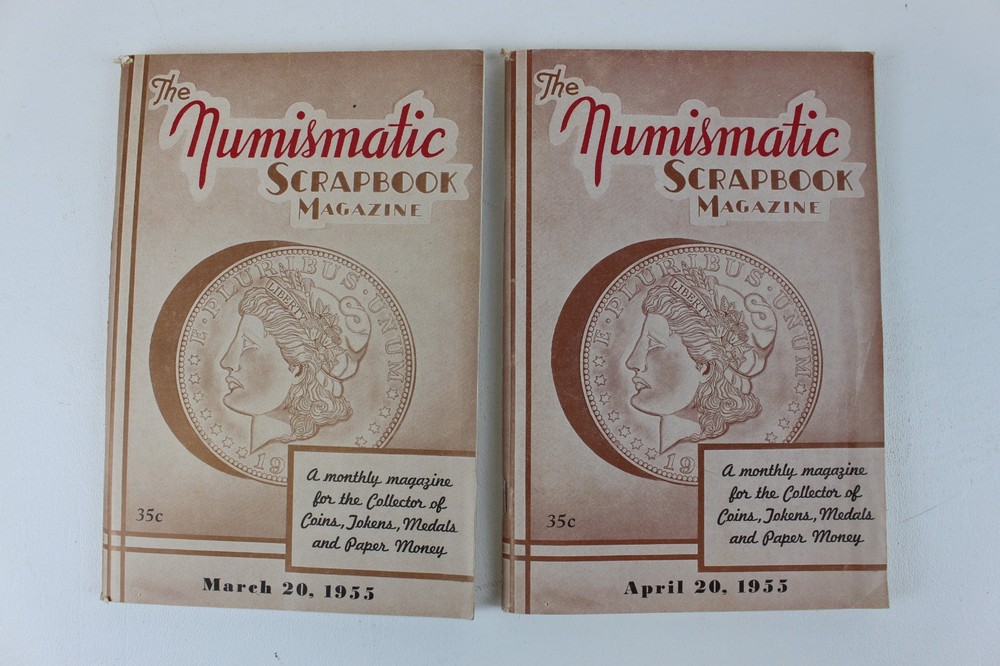 Complete 1955 Twelve Issues Numismatic Scrapbook Vol XXI No1-12 HTF!