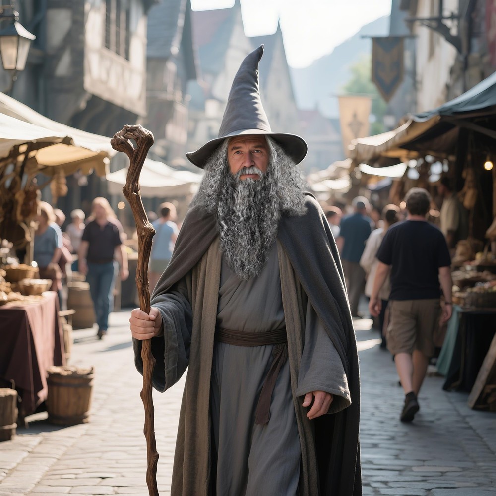 Wizard Hat Adults Halloween Witch Sorcerer Costume Accessory Magic Prop