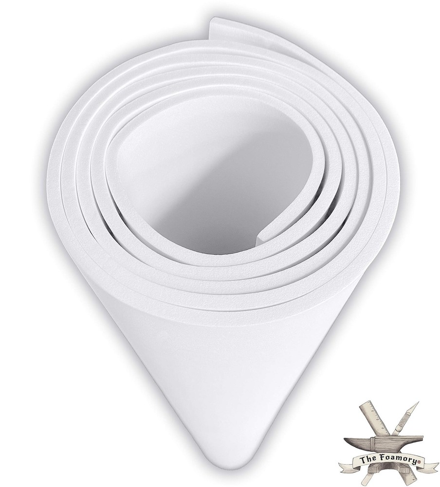 Shape Retention EVA Cosplay Foam - 4mm Thick 1-Pack: Thickness, White