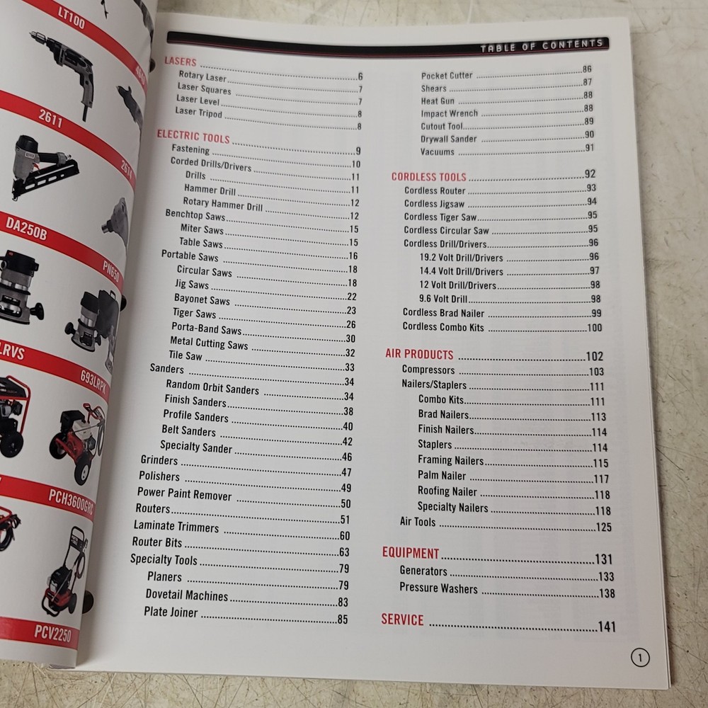 Porter Cable Power Tool Catalog 2002-2003