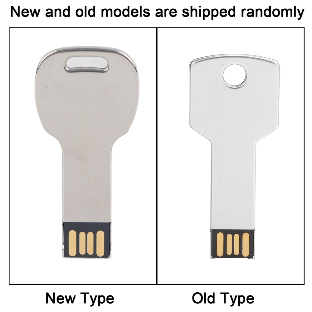 Cool Key Shape USB Flash Drive For Fast File Storage In Computer Silver