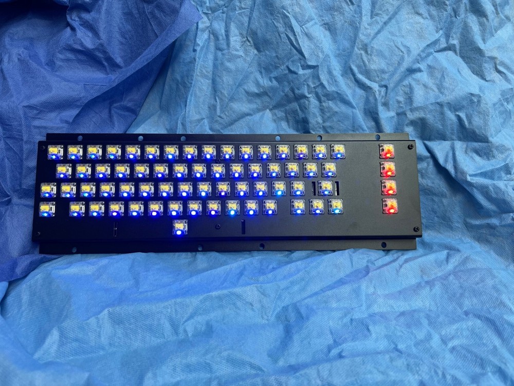 MechBoard64 LED Commodore Mechanical Keyboard - Assembled Version - Unique