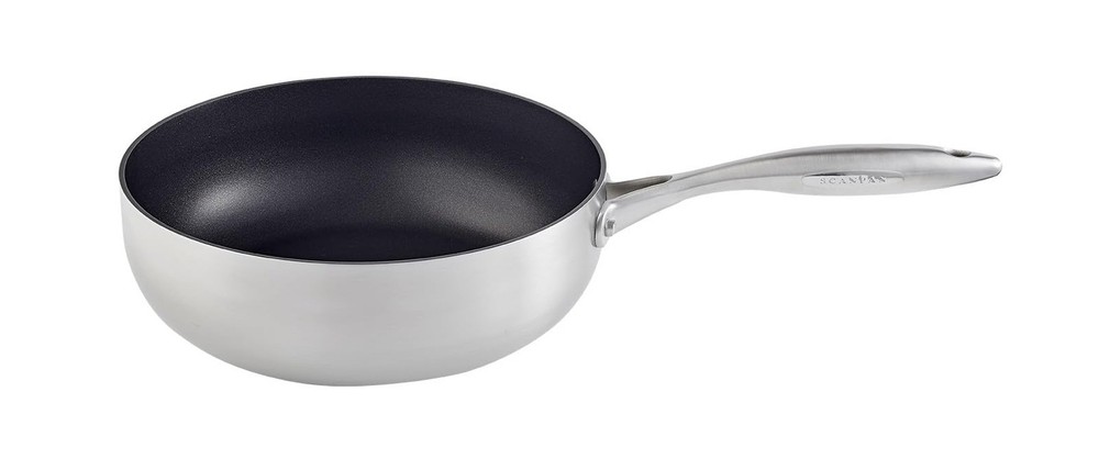Scanpan - 65082600 Scanpan CTX Covered Deep Sautè Pan, 4 Quart, Silver