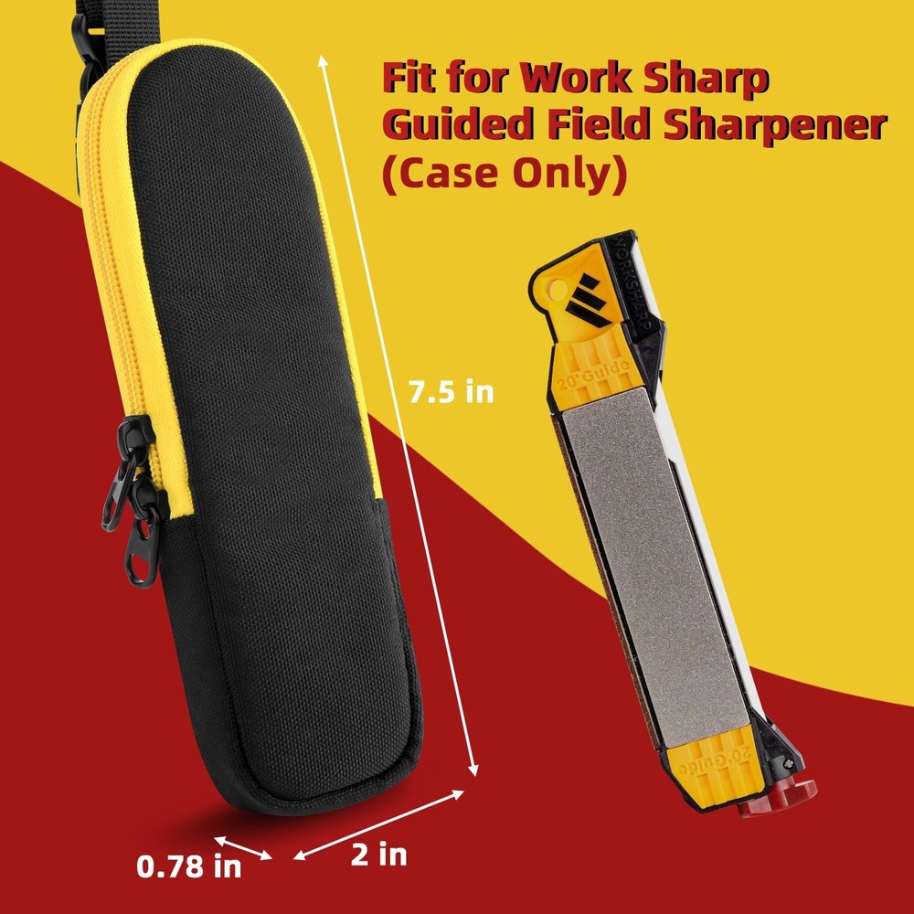 Carrying Case Compatible with Work Sharp Guided Field Sharpener, Portable Sof...