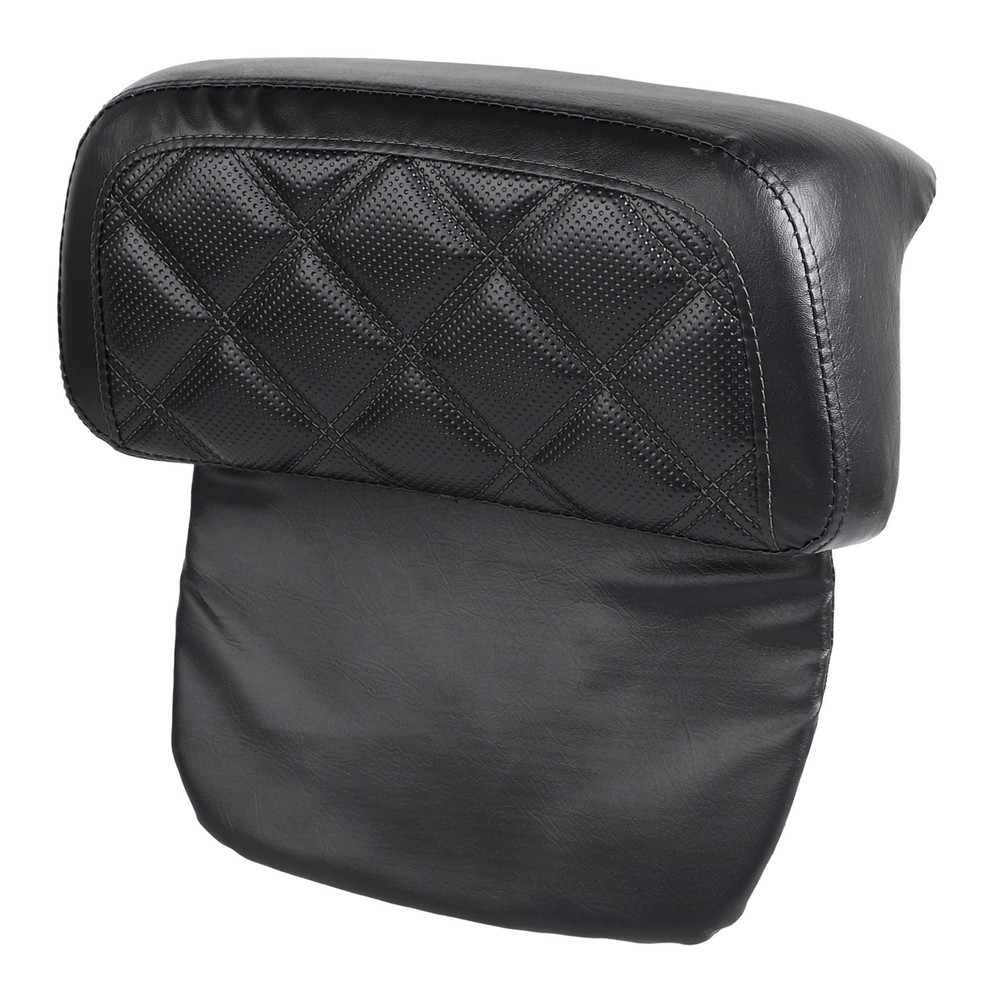 Black Stitching Razor Chopped Trunk Backrest For Harley Touring Road King Glide