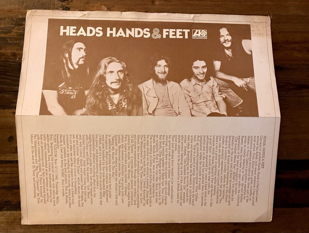 Heads Hands & Feet 1973 Press Kit