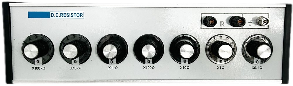 Lab DC Resistor 7 Dials DC Resistor Box with Accuracy 0.1% Mini Step Value 0.1Ω