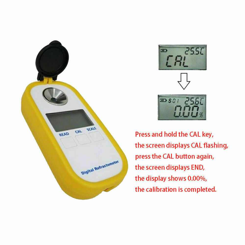 Digital Brix Refractometer Coffee Sugar Juice Honey Beer TDS Brix Concentration