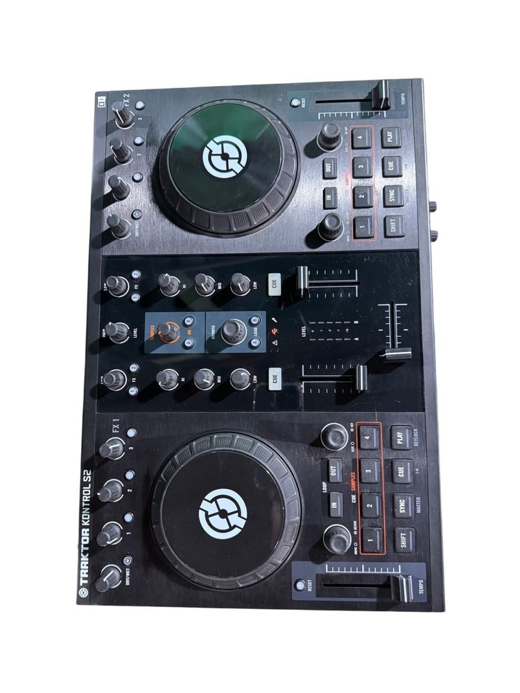 Native Instruments Traktor Kontrol S2 Controller + Audio Interface Tested