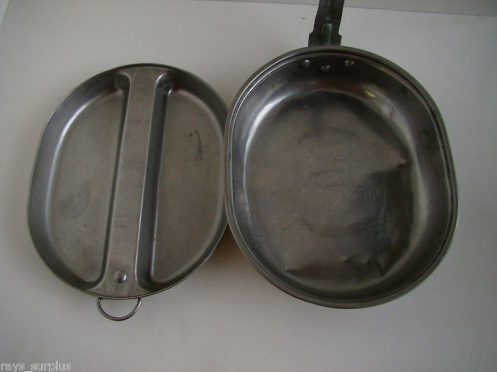Cooking Set Mess Kit With Some Dents.
