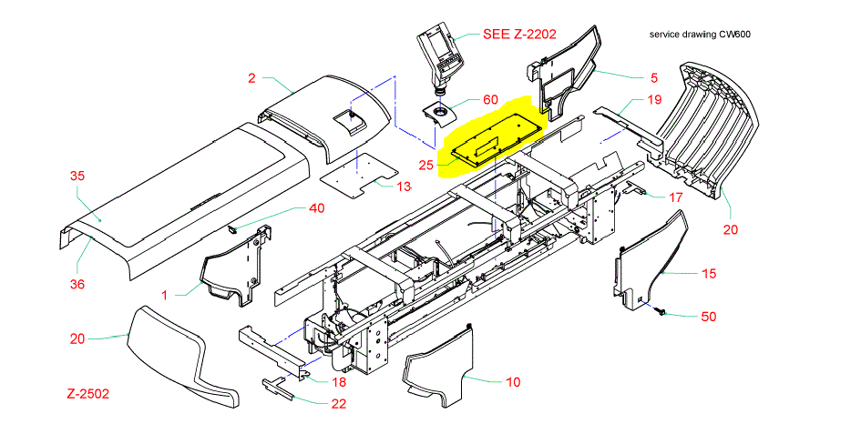 OCE COLORWAVE 600 EMBEDDED AMPLIFIER PBA (15PBA01)