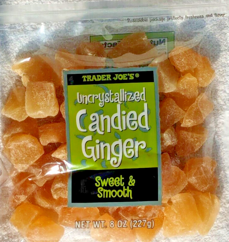 Trader Joe's Uncrystallized Candied Ginger 8 oz (227 g)
