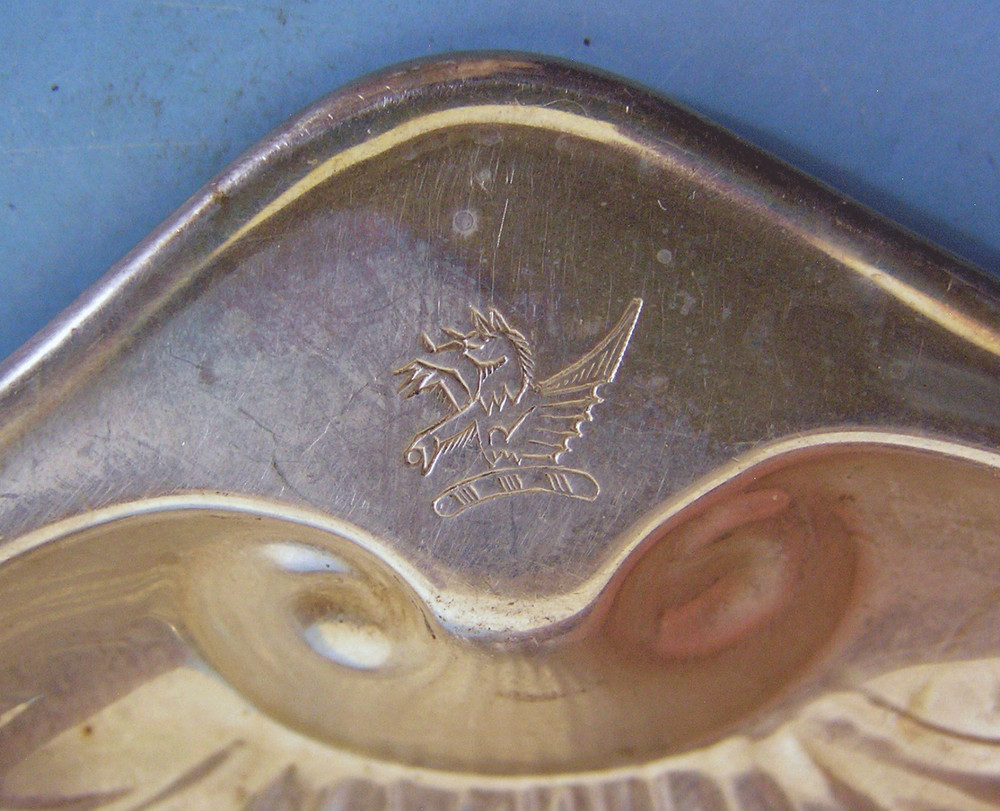 Revere Silversmiths (?) Sterling Silver Shell Shaped Trinket Ring Dish #61 (U)