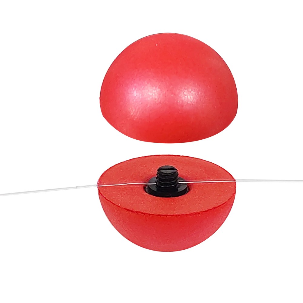 Aventik 12ps Durable & Lightweight Slotted Peg Float High Visibility Round