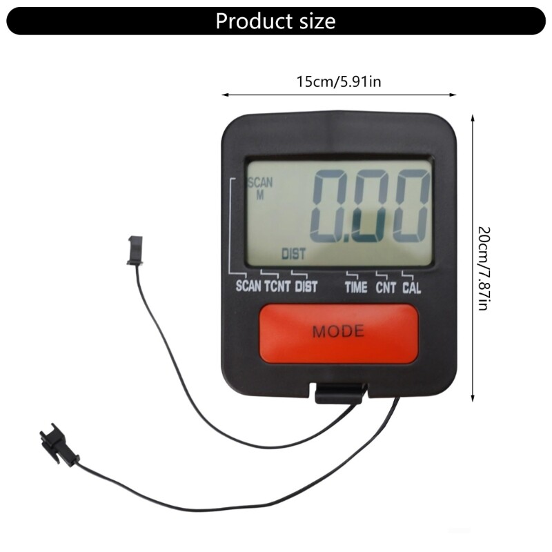 Adjustable Odometer Home Rowing Machine Counter Speedometer Counter Easy to Use
