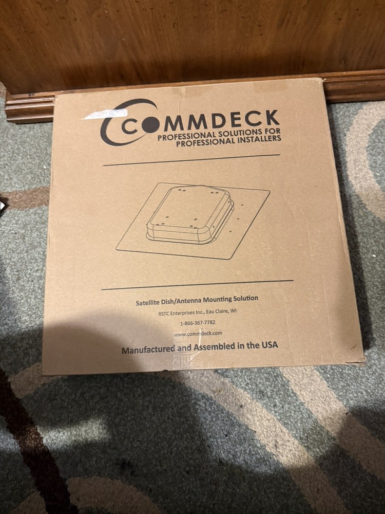 Commdeck Satellite Dish Mounting System Primer Black color