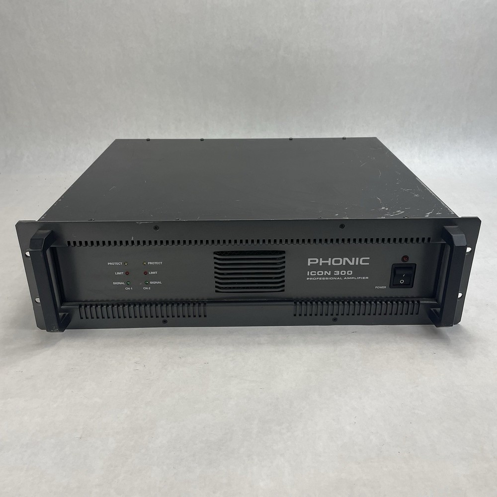 Phonic Icon 300 Professional Amplifier Tested