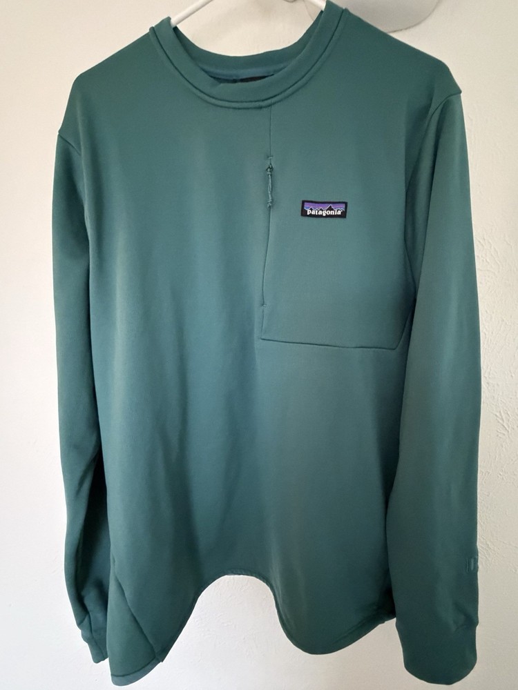 Men’s R1 Thermal Crew Size Large Cascade Green
