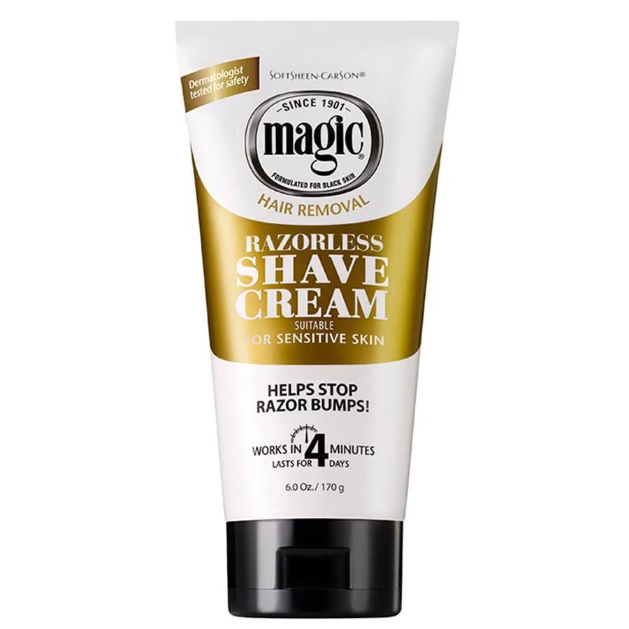 Softsheen Carson Magic Razorless Cream Shave Bald Head Light Fresh 6 oz 6 Pack