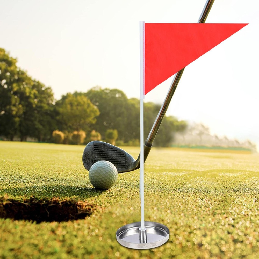 Golf Hole Cup And Flag Putter Practice Equipment Golf Putting Training Practical