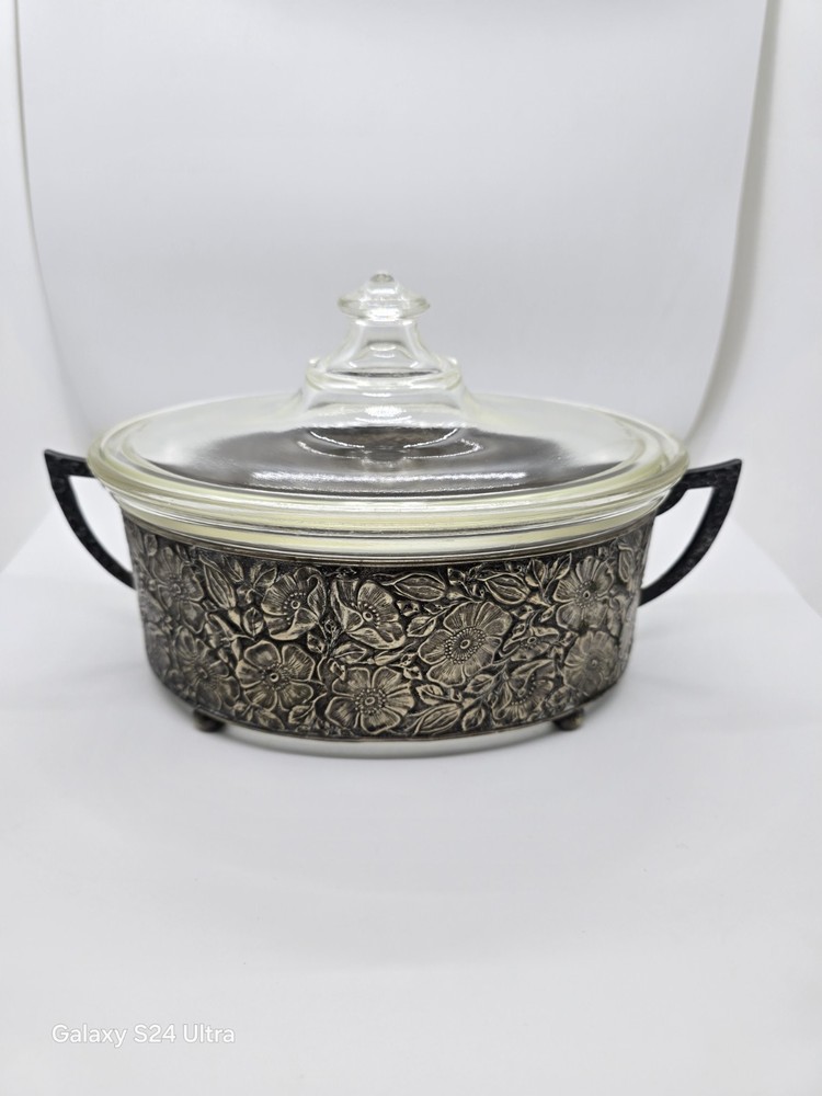 Holland Ware Pyrex Dish. Sheffield on Copper. Beautiful Original Condition.