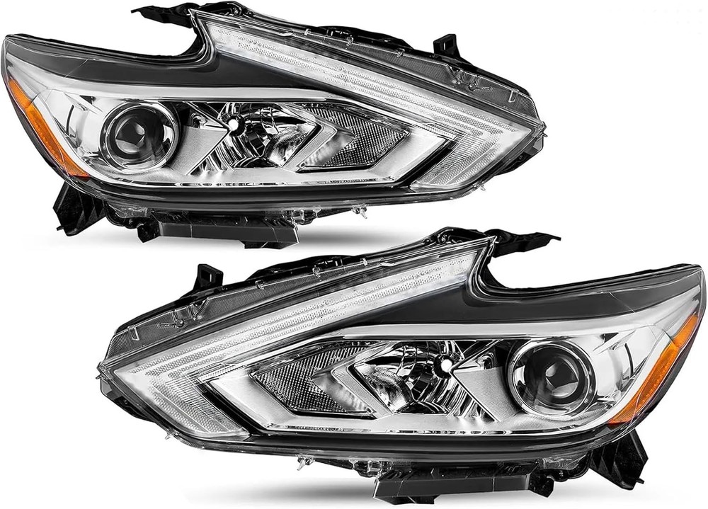 Halogen Headlight Assembly Fit for 2016 2017 2018 Nissan Altima Replacement Head