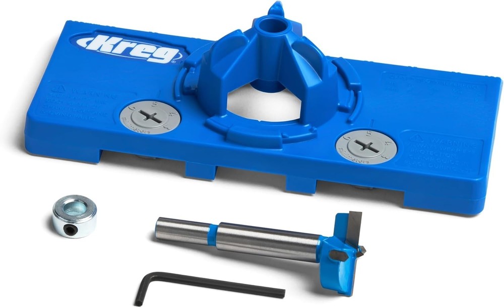 35mm Cup Drilling Jig - Adjustable Hinge Installation Tool