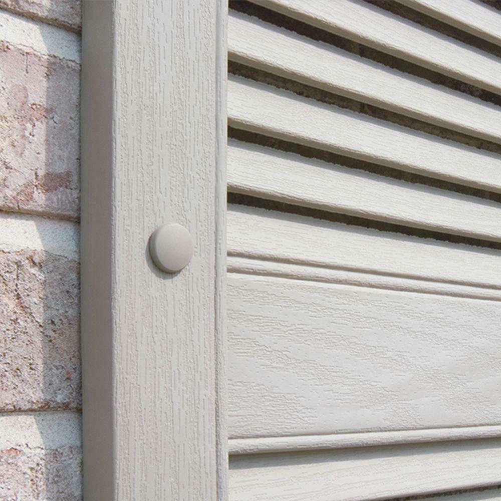 Tuxedo Grey 100 Pack Window Shutters Panel Peg Loks 3" Shutter Fasteners Spikes