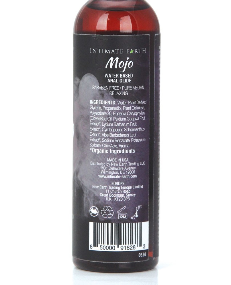 Intimate Earth Mojo Water Based Relaxing Anal Glide 4 Oz