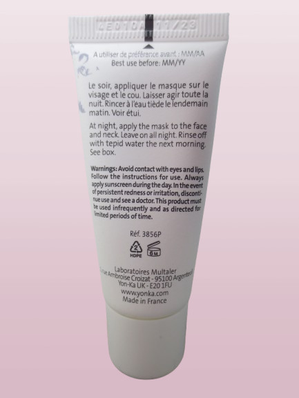 YONKA GLYCONIGHT 10% MASQUE 0.57 OZ NWB.
