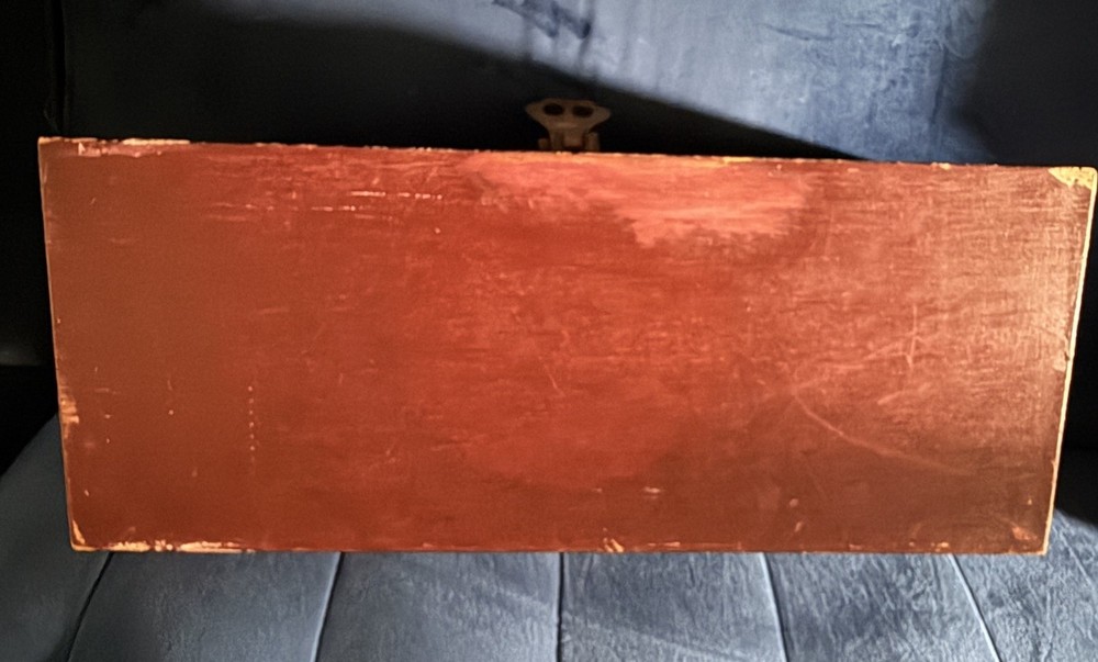 Japanese large old lacquerware box