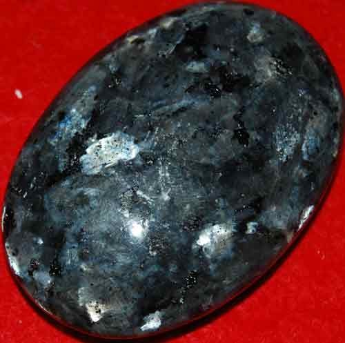 Larvikite Soap-Shaped Palm Stone #5