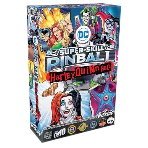 Harley Quinn Pinball Machine - DC Super-Skill Game, Fun Arcade Experience