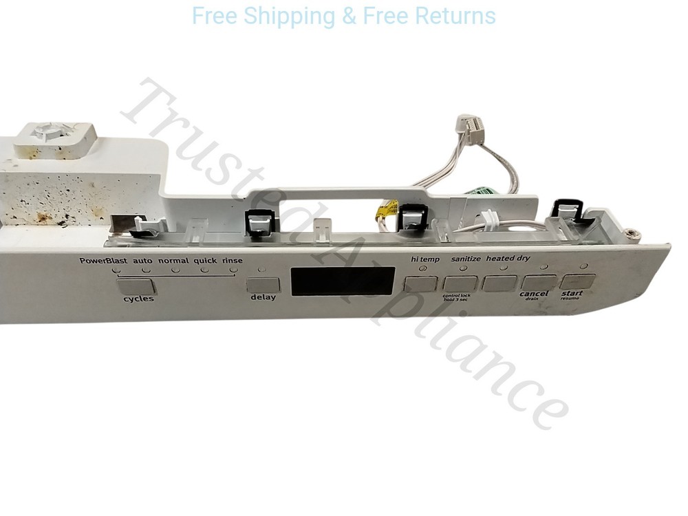 OEM Dishwasher Control panel w10562128 WHITE