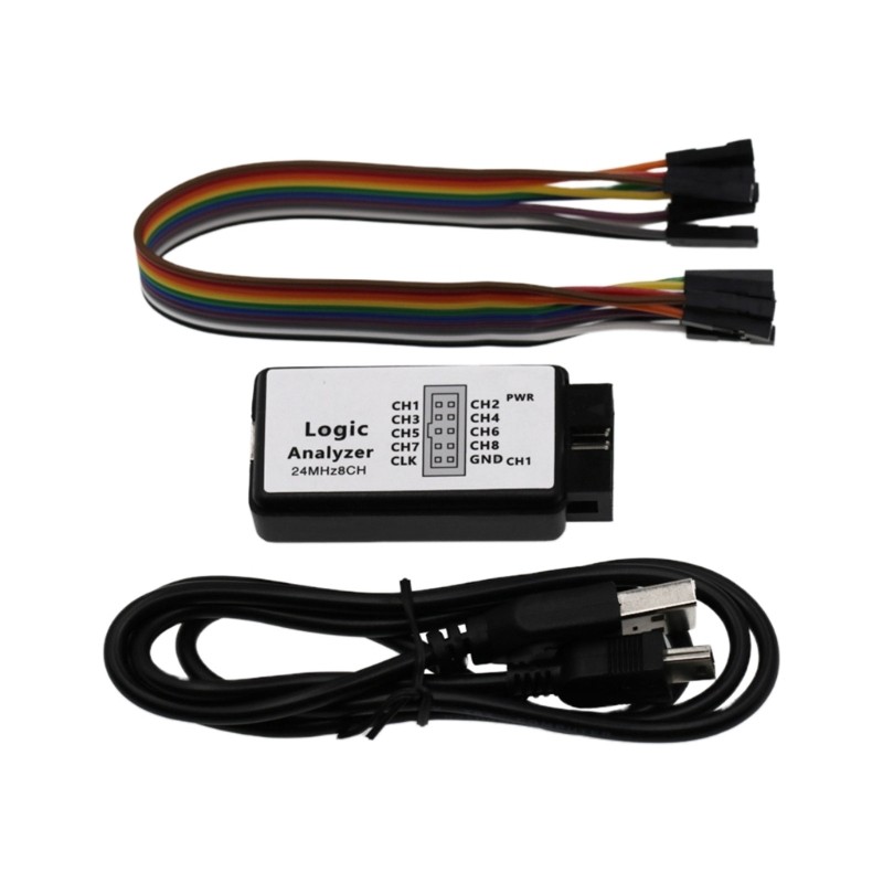 24MHz USB Logics Analyzers For Embedded Developers Educators Circuit Debugging