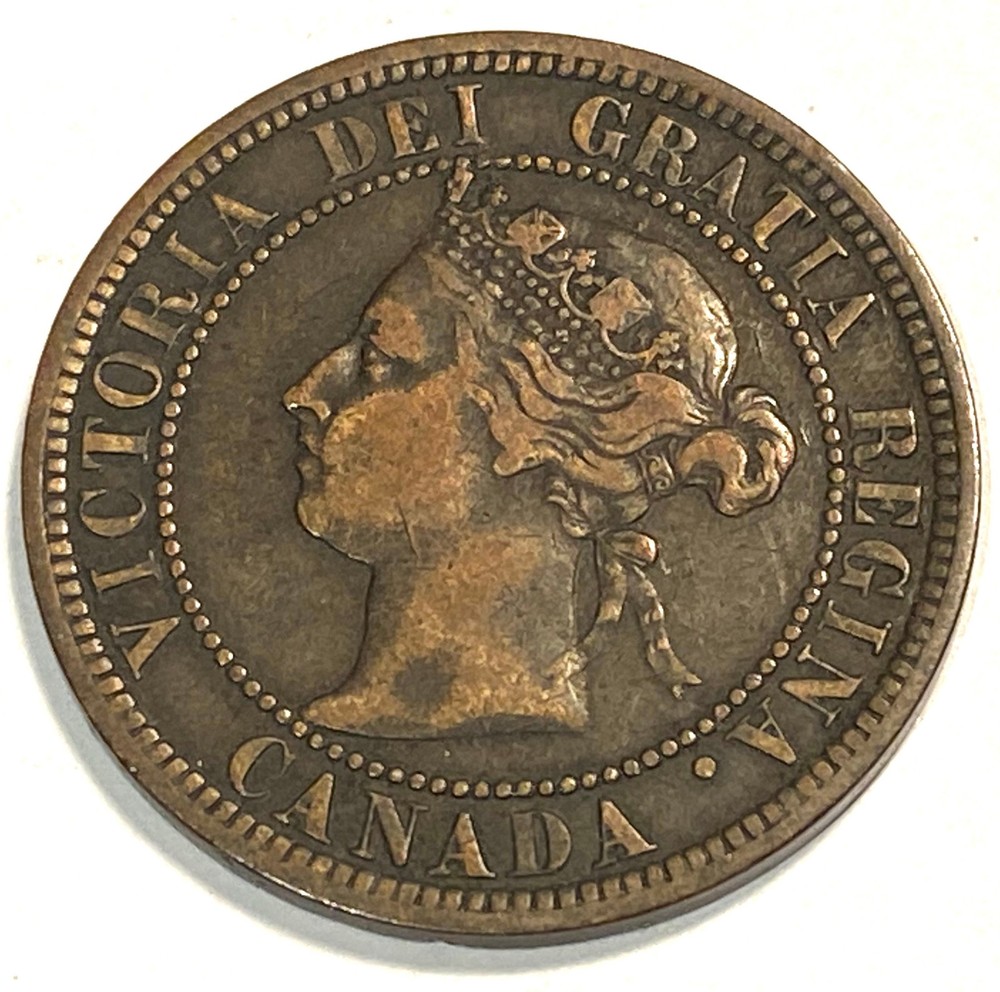 1882 H Canada Large Cent Higher Grade #6