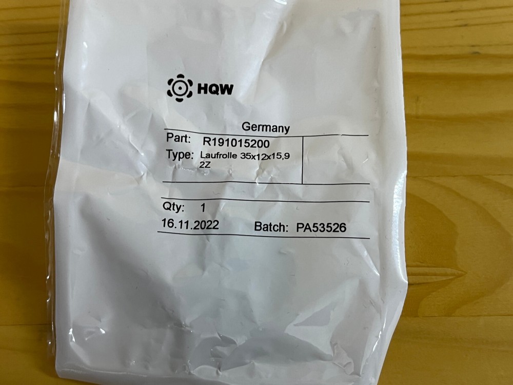 BOSCH REXROTH ROLLER 52 ROLLER R190015200 NEW