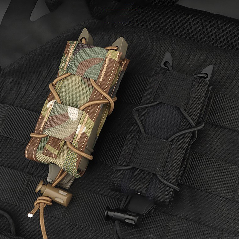 US Molle Mag Pouch 9mm/.40 Caliber Single Stack Mags Adjustable Magazine Holster